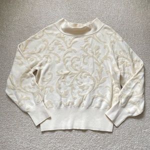 Anthropologie Nina Velvet Sweater